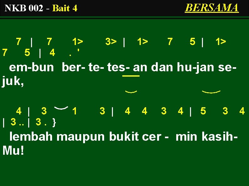 BERSAMA NKB 002 - Bait 4 7 | 7 7 5 | 4 1>.