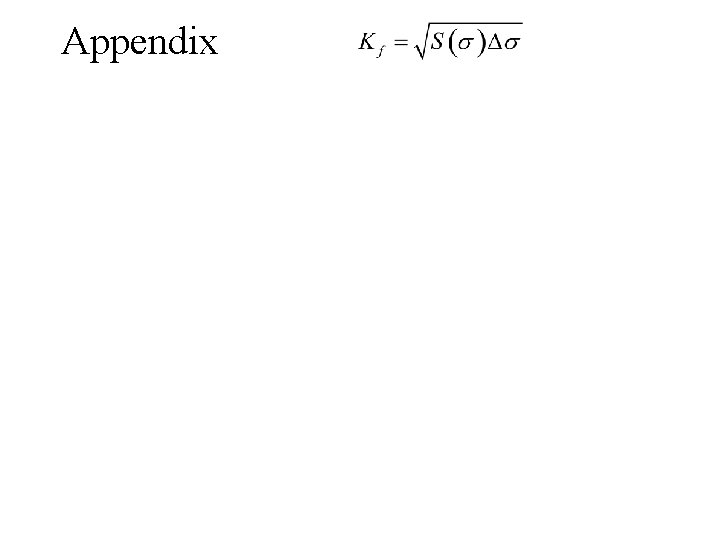 Appendix 