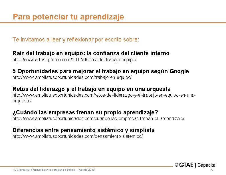 Para potenciar tu aprendizaje Te invitamos a leer y reflexionar por escrito sobre: Raíz
