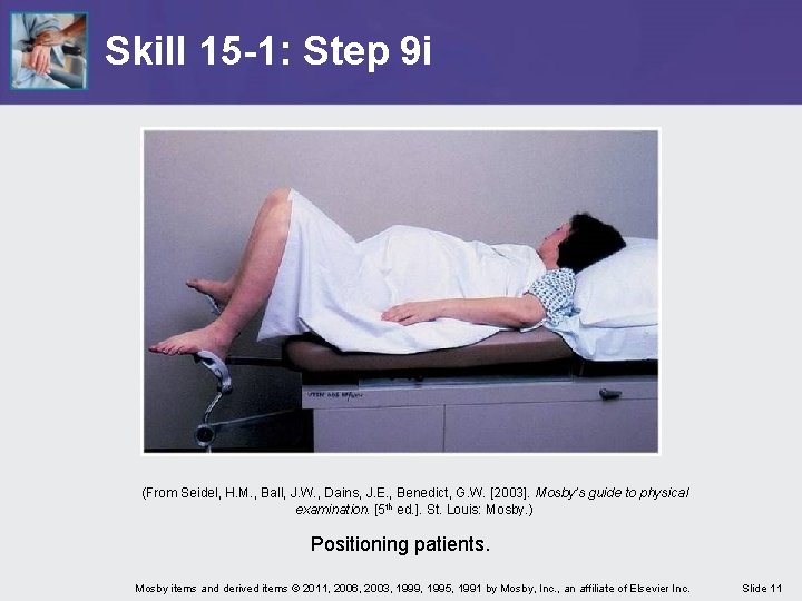 Skill 15 -1: Step 9 i (From Seidel, H. M. , Ball, J. W.