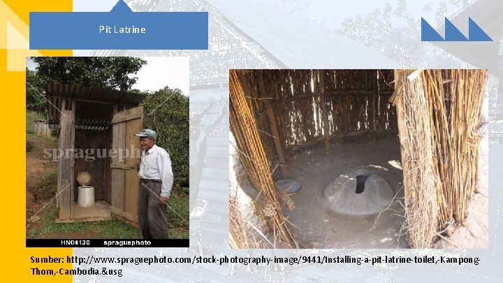 Pit Latrine Sumber: http: //www. spraguephoto. com/stock-photography-image/9441/Installing-a-pit-latrine-toilet, -Kampong. Thom, -Cambodia. &usg 