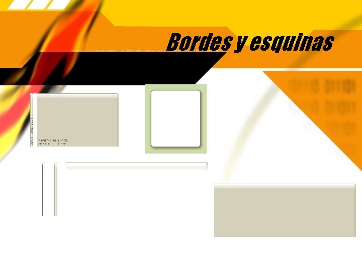 Bordes y esquinas 