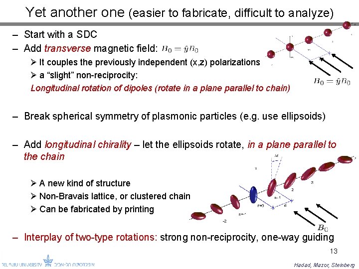 Yet another one (easier to fabricate, difficult to analyze) – Start with a SDC