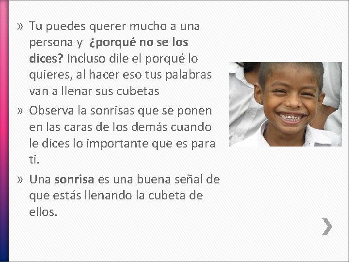 » Tu puedes querer mucho a una persona y ¿porqué no se los dices?