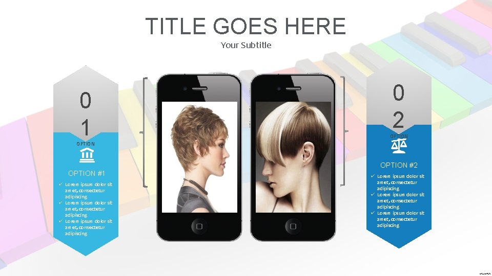 TITLE GOES HERE Your Subtitle 0 1 0 2 OPTION #2 OPTION #1 ü TITLE GOES HERE Your Subtitle 0 1 0 2 OPTION #2 OPTION #1 ü