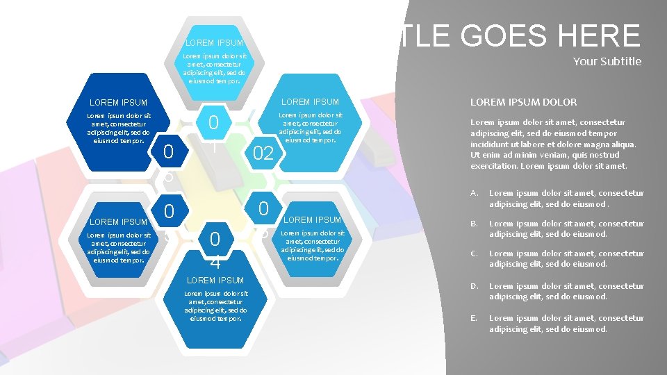 TITLE GOES HERE LOREM IPSUM Lorem ipsum dolor sit amet, consectetur adipiscing elit, sed TITLE GOES HERE LOREM IPSUM Lorem ipsum dolor sit amet, consectetur adipiscing elit, sed
