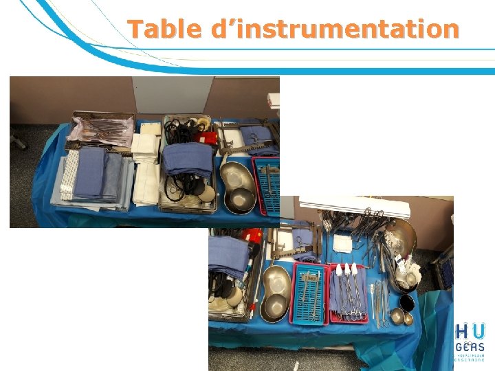 Table d’instrumentation 29 