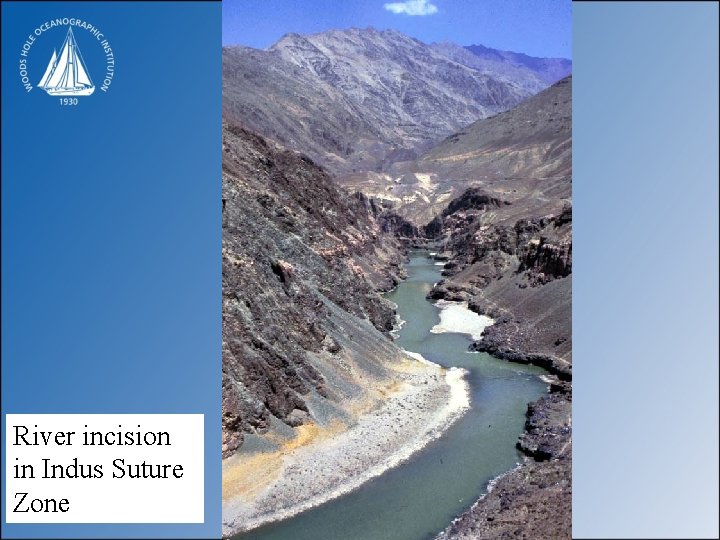 River incision in Indus Suture Zone 