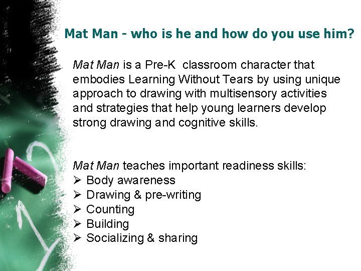 Mat Man - who is he and how do you use him? Mat Man