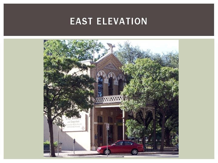 EAST ELEVATION 