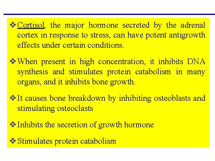 v Cortisol, the major hormone secreted by the adrenal cortex in response to stress, v Cortisol, the major hormone secreted by the adrenal cortex in response to stress,