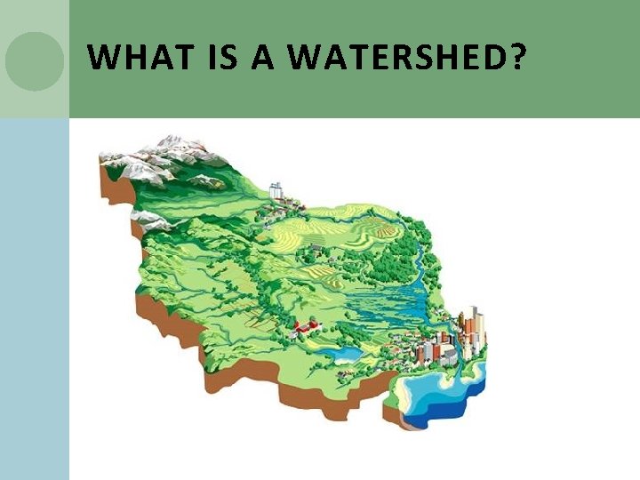 WHAT IS A WATERSHED? 