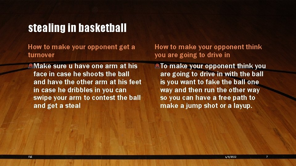 stealing in basketball How to make your opponent get a turnover Make sure u