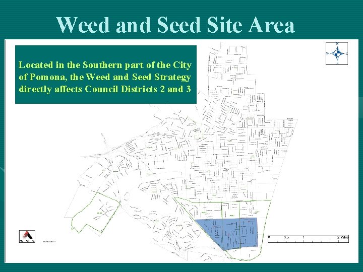 Weed and Seed Site Area Located in the Southern part of the City of