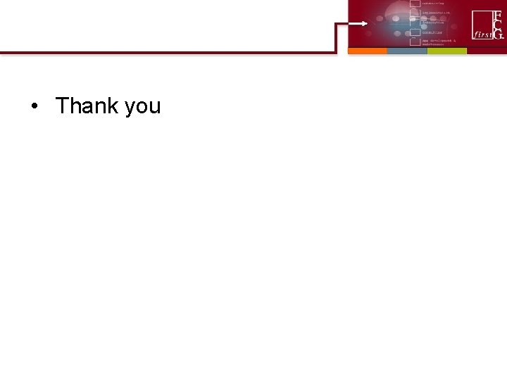 • Thank you • Thank you