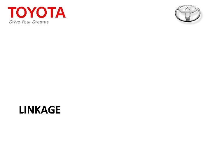 TOYOTA Drive Your Dreams LINKAGE 