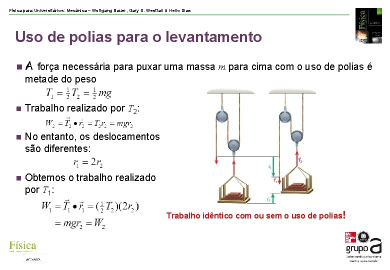 Física para Universitários: Mecânica – Wolfgang Bauer, Gary D. Westfall & Helio Dias Uso