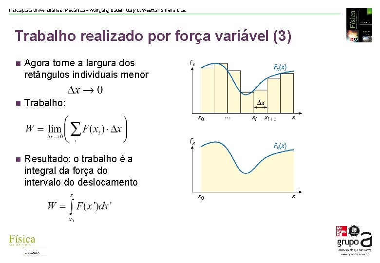 Física para Universitários: Mecânica – Wolfgang Bauer, Gary D. Westfall & Helio Dias Trabalho