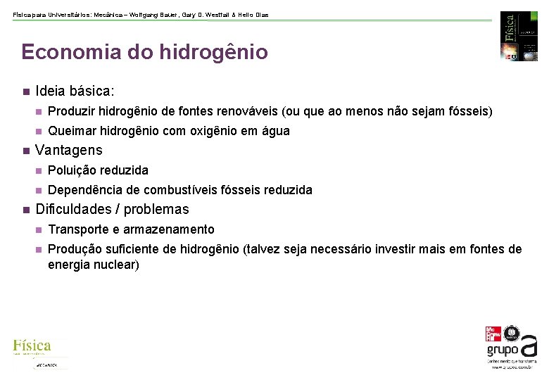 Física para Universitários: Mecânica – Wolfgang Bauer, Gary D. Westfall & Helio Dias Economia