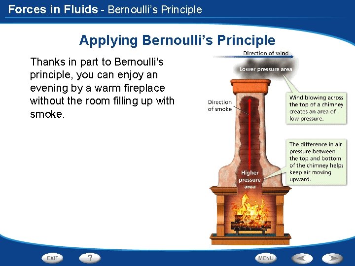 Forces in Fluids - Bernoulli’s Principle Applying Bernoulli’s Principle Thanks in part to Bernoulli's