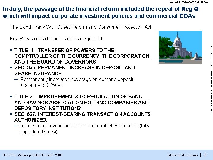 GCI-AAA 123 -20100303 -MHR 2010 In July, the passage of the financial reform included