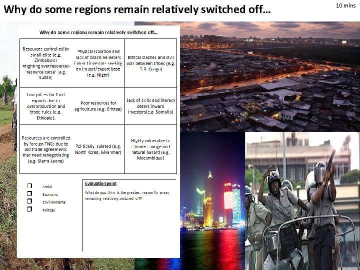 Why do some regions remain relatively switched off… 10 mins 