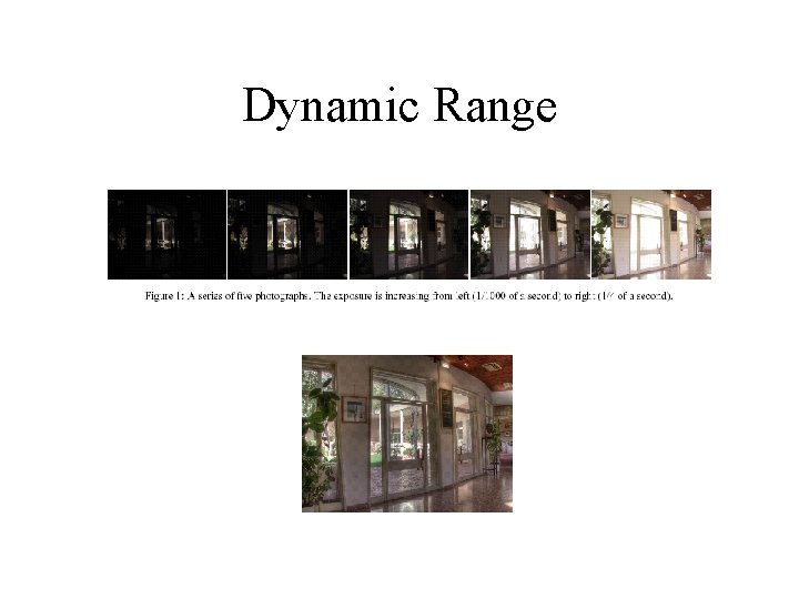 Dynamic Range 