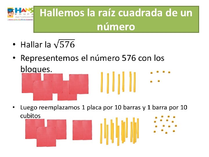 Hallemos la raíz cuadrada de un número • 