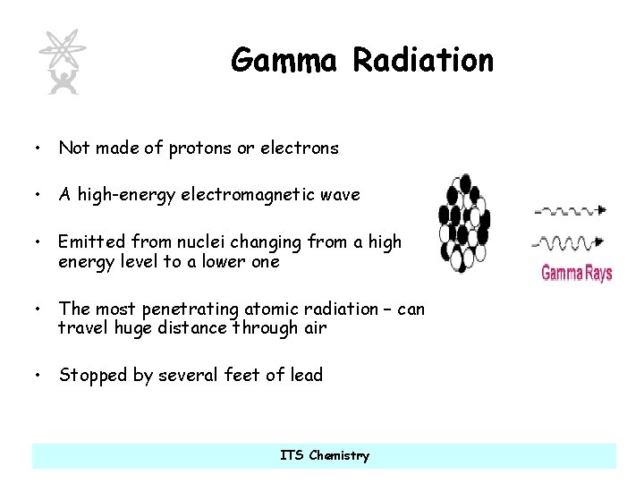 Gamma Radiation • Not made of protons or electrons • A high-energy electromagnetic wave