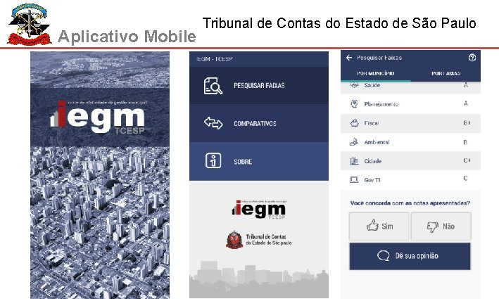 Aplicativo Mobile Tribunal de Contas do Estado de São Paulo 