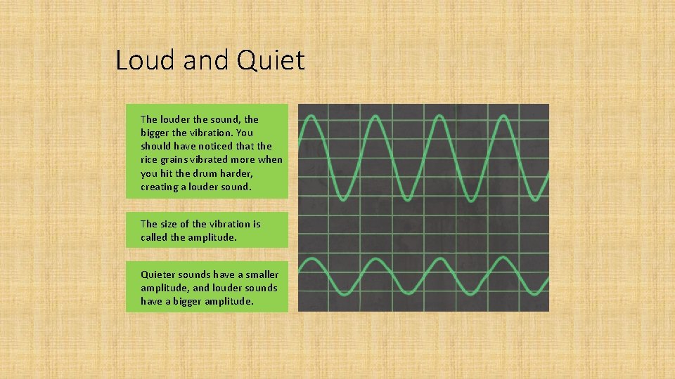Science Hearing Sounds Vibrations Sounds are made when