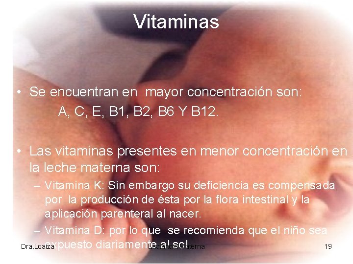 Vitaminas • Se encuentran en mayor concentración son: A, C, E, B 1, B