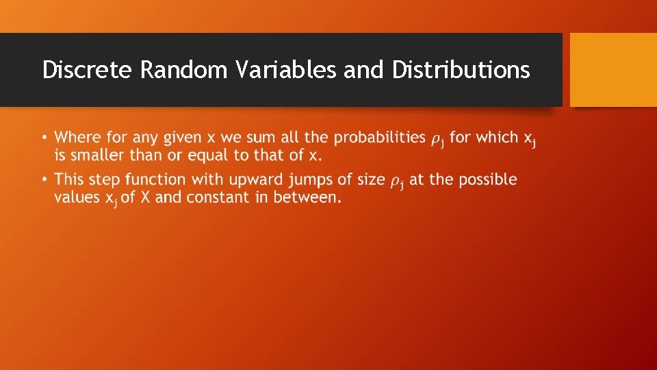Discrete Random Variables and Distributions • 
