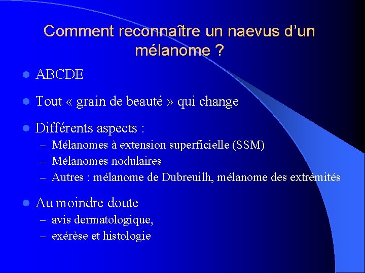 Comment reconnaître un naevus d’un mélanome ? l ABCDE l Tout « grain de