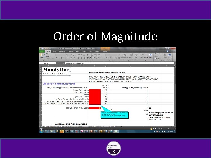 Order of Magnitude 