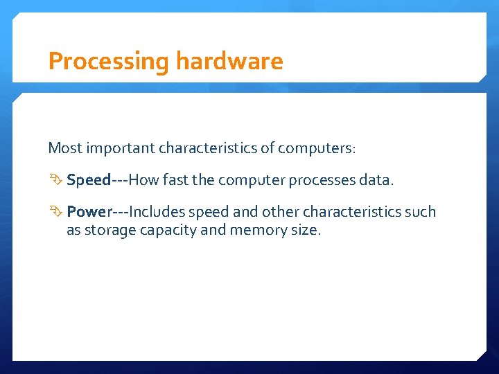 Basic computer principles Alanoud Al Saleh Classification Computers