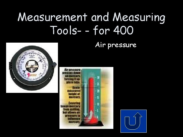 Measurement and Measuring Tools- - for 400 Air pressure 