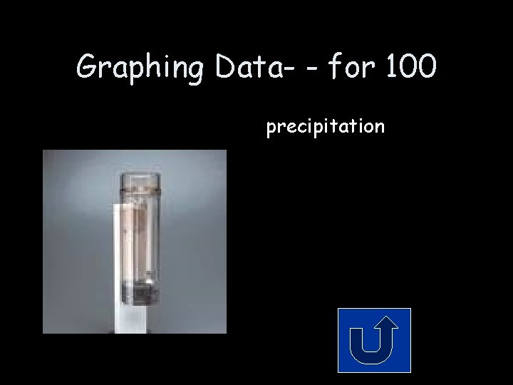 Graphing Data- - for 100 precipitation 