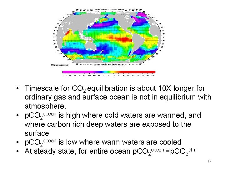  • Timescale for CO 2 equilibration is about 10 X longer for ordinary