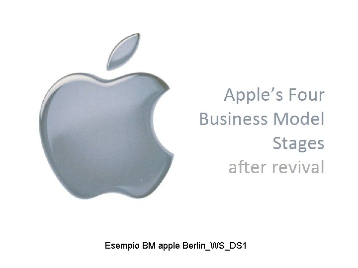 Esempio BM apple Berlin_WS_DS 1 