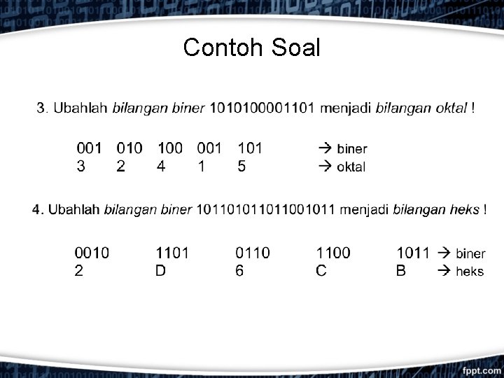 Contoh Soal 