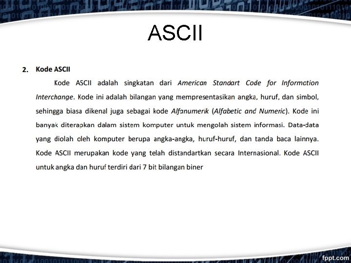 ASCII 