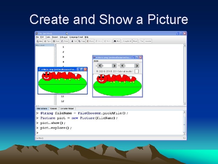 Create and Show a Picture 