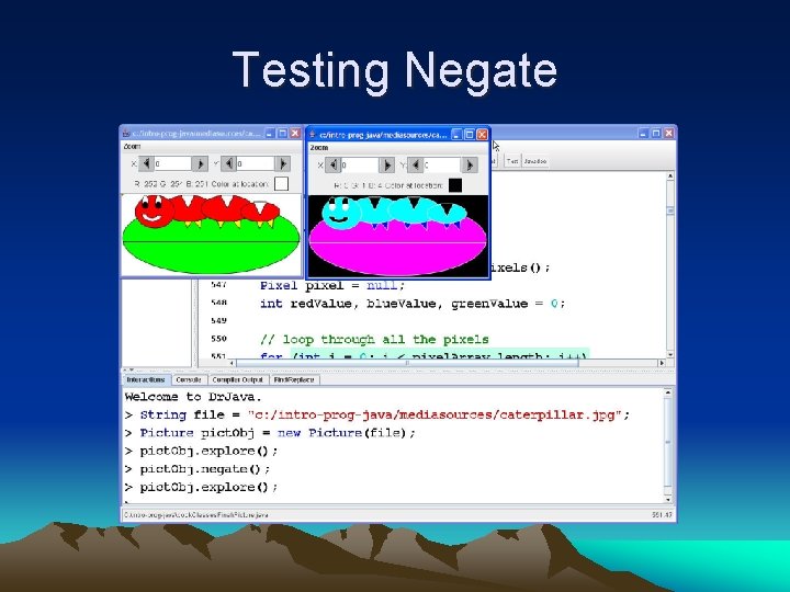 Testing Negate 