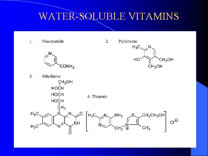 WATER-SOLUBLE VITAMINS 