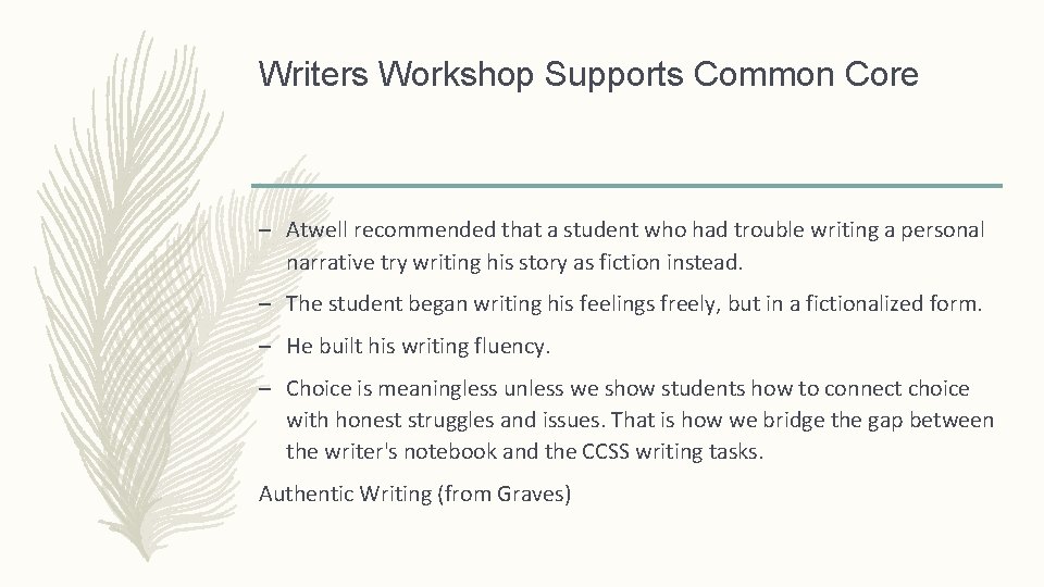 Why Writers Workshop Theories and Benefits of Writers