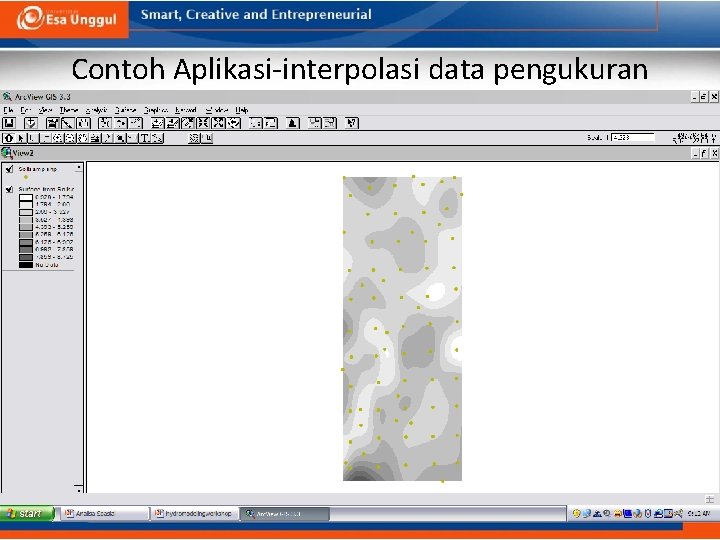 Contoh Aplikasi-interpolasi data pengukuran 