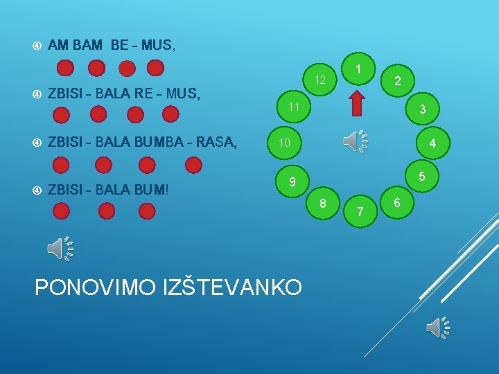  AM BE - MUS, ZBISI - BALA RE - MUS, ZBISI - BALA