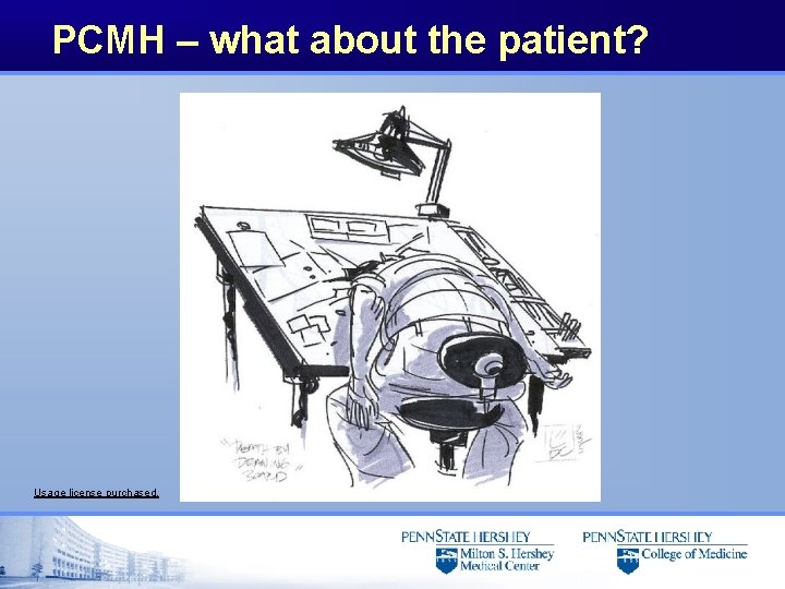 PCMH – what about the patient? Usage license purchased. 