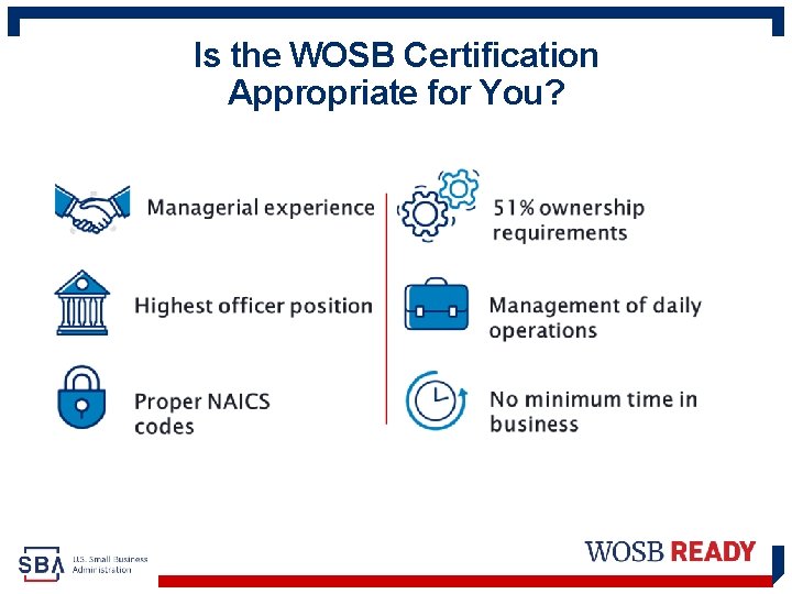 Is the WOSB Certification Appropriate for You? 